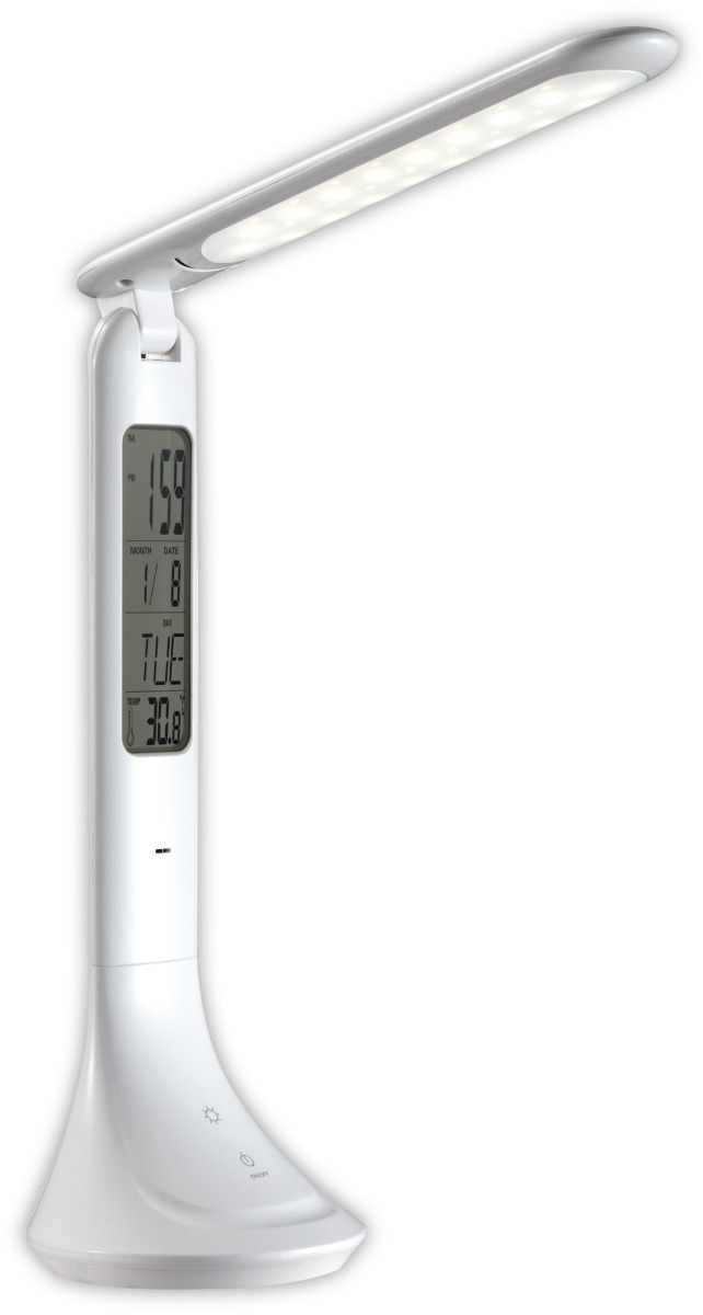 Avide LED Φωτιστικό Γραφείου με Ημερολόγιο Άσπρο 5W Avide