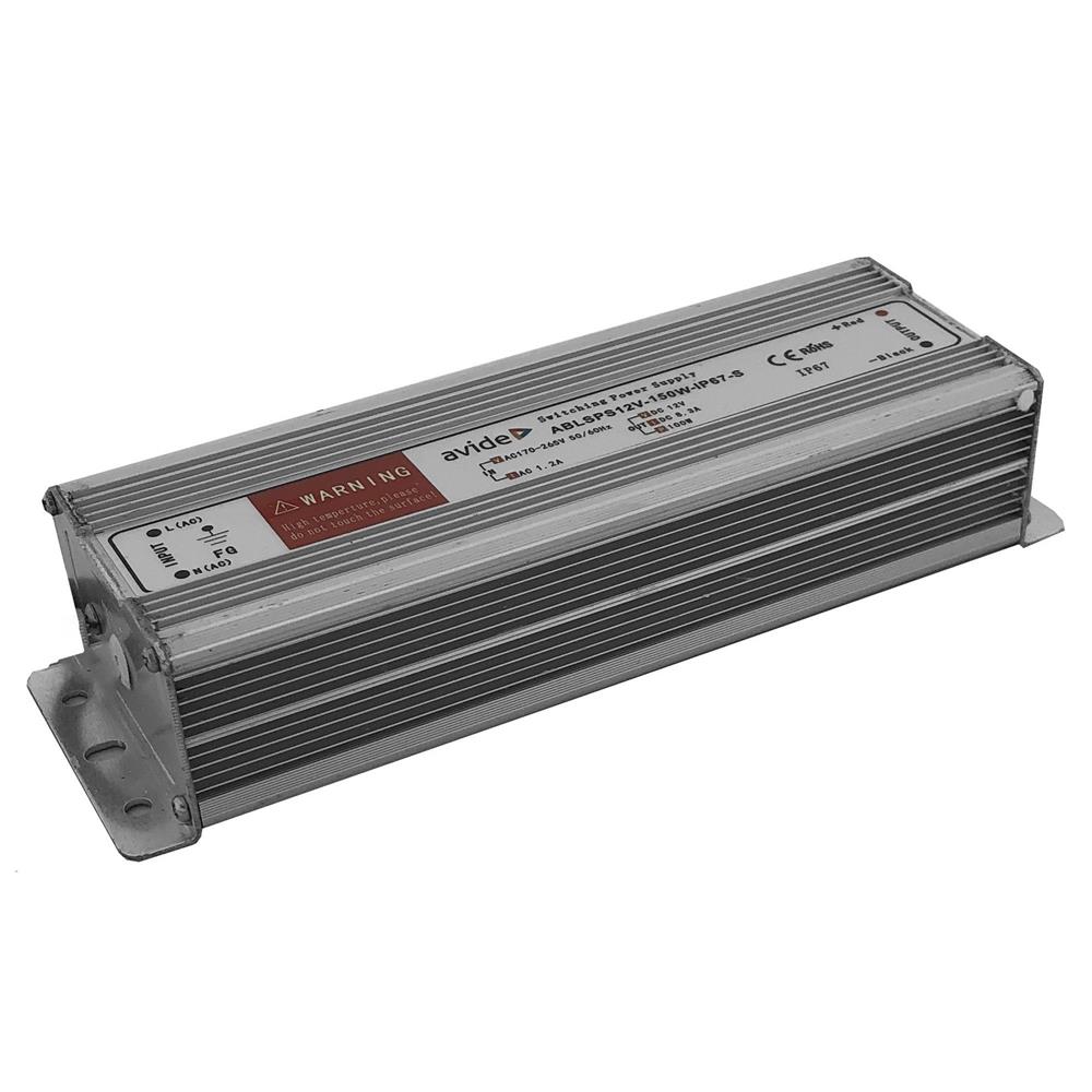 Avide Τροφοδοτικό Ταινιών LED 24V 150W IP67 Slim Avide