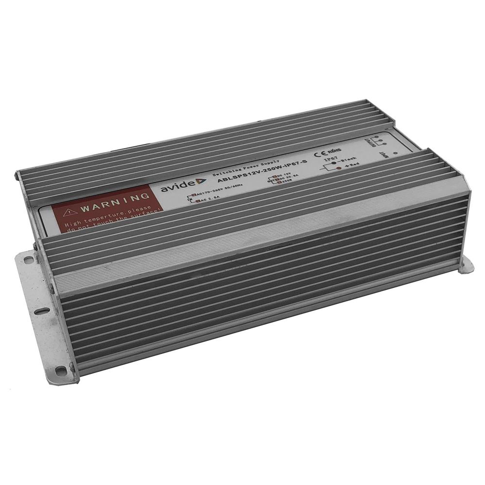 Avide Τροφοδοτικό ΤαινιώνLED 24V 250W IP67 Slim Avide