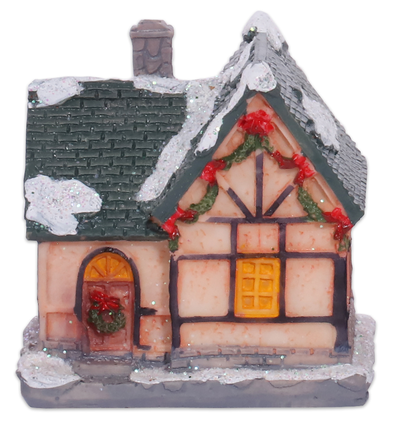 Artezan Christmas LED Table Top House Decoration 5.5*5.5*4.5cm Artezan