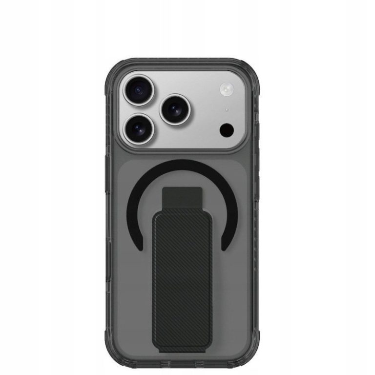 AmazingThing Titan Pro Holder Back Cover Δερμάτινο Μαύρο (iPhone 17 Pro Max) - AmazingThing