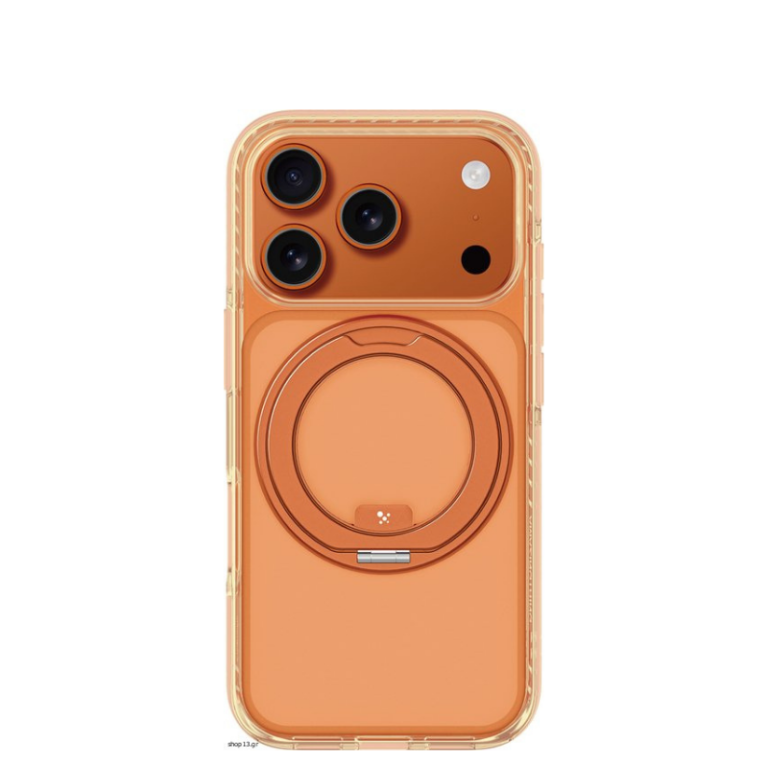 AmazingThing Titan Pro Spin case for iPhone 17 Pro compatible with MagSafe - orange - AmazingThing
