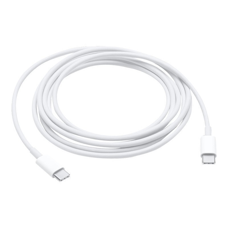 Apple Braided USB 2.0 Cable USB-C male - USB-C Λευκό 1m - Apple