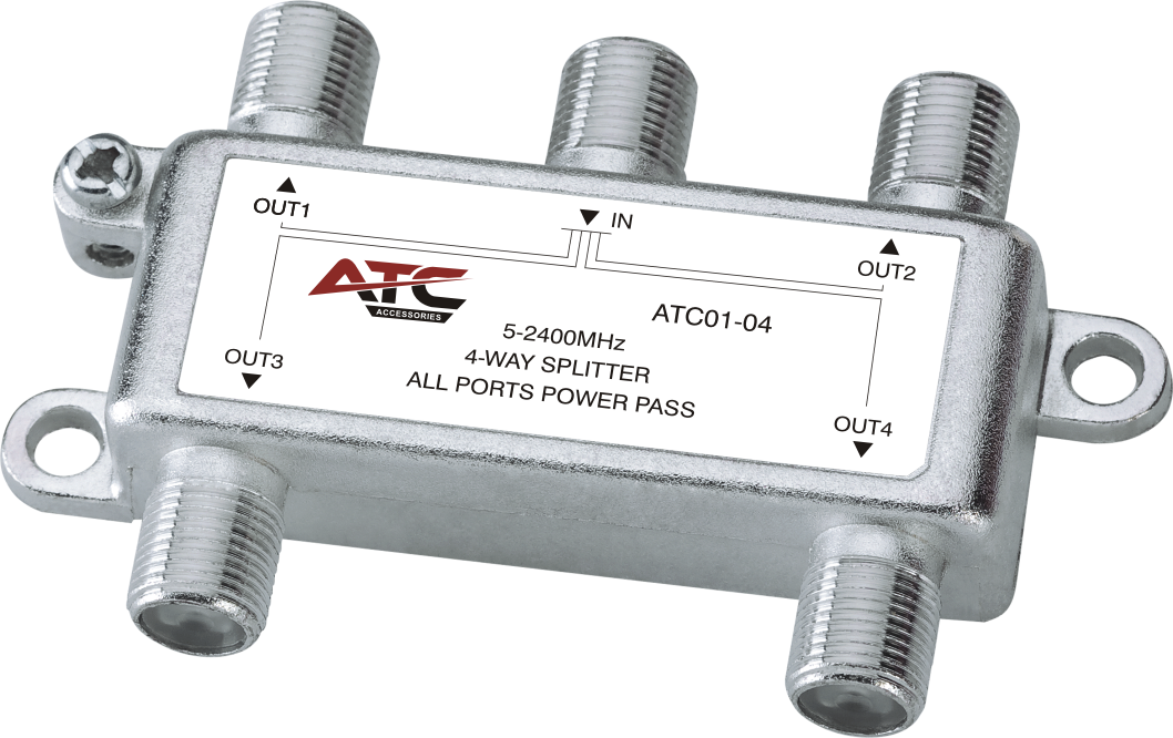 ATC Διακλαδωτής 4 Εξόδων 5-2400Mhz Atc