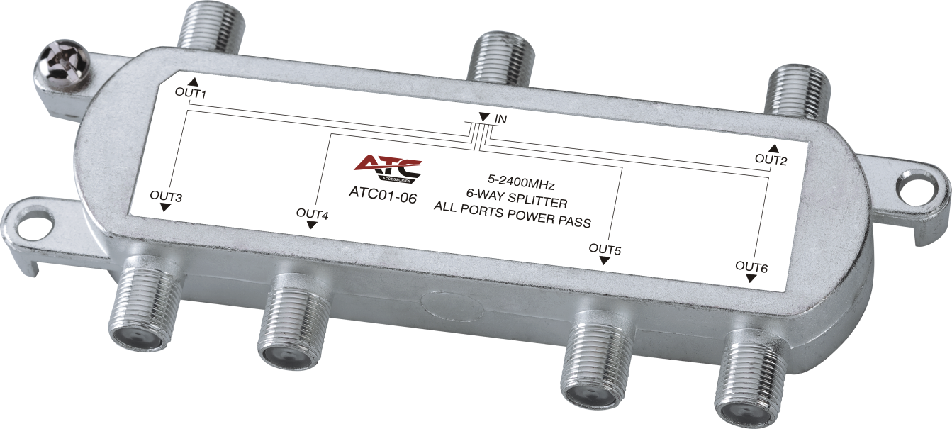 ATC Διακλαδωτής 6 Εξόδων 5-2400Mhz Atc