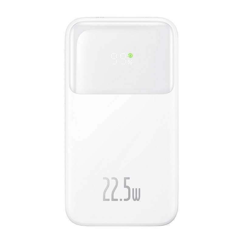 Baseus Comet Power Bank 20000mAh 22.5W με Θύρα USB-A και Θύρα USB-C Power Delivery Λευκό
