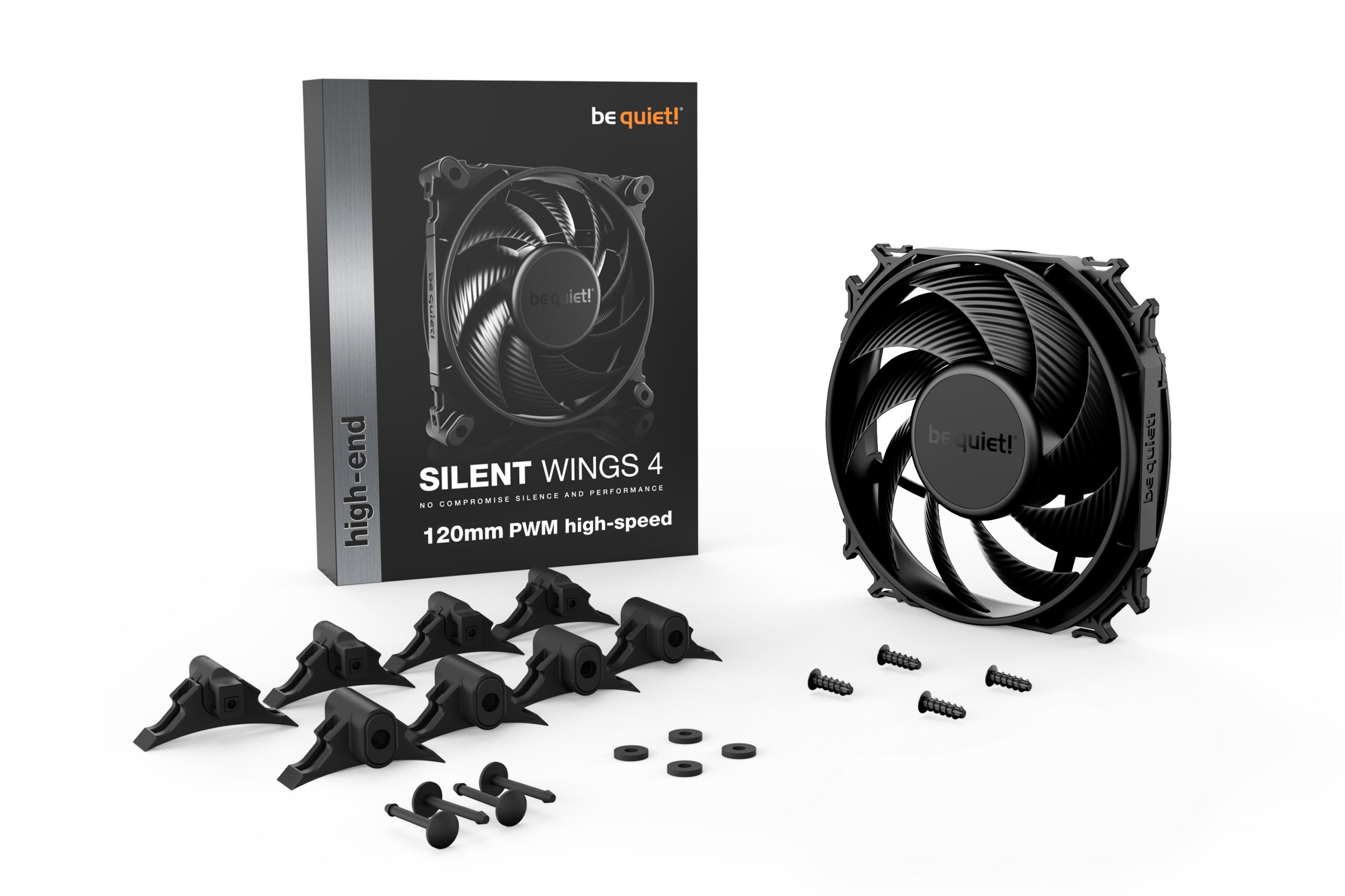 BEQUIET FAN SILENT WINGS 4 120MM PWM HIGH-SPEED BL094 BEQUIET