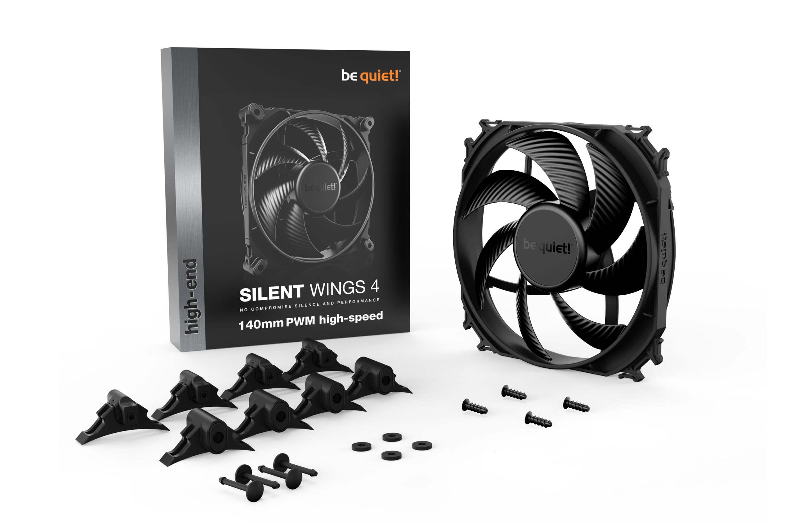 BEQUIET FAN SILENT WINGS 4 140MM PWM HIGH-SPEED BL097 BEQUIET