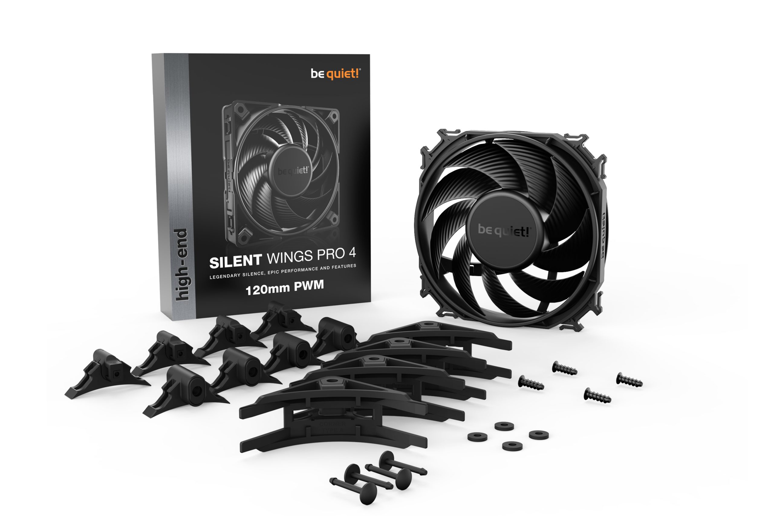 BEQUIET FAN SILENT WINGS PRO 4 120MM PWM BL098 BEQUIET