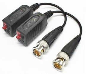 AHD Video Balun w/Lead 2pk Oem