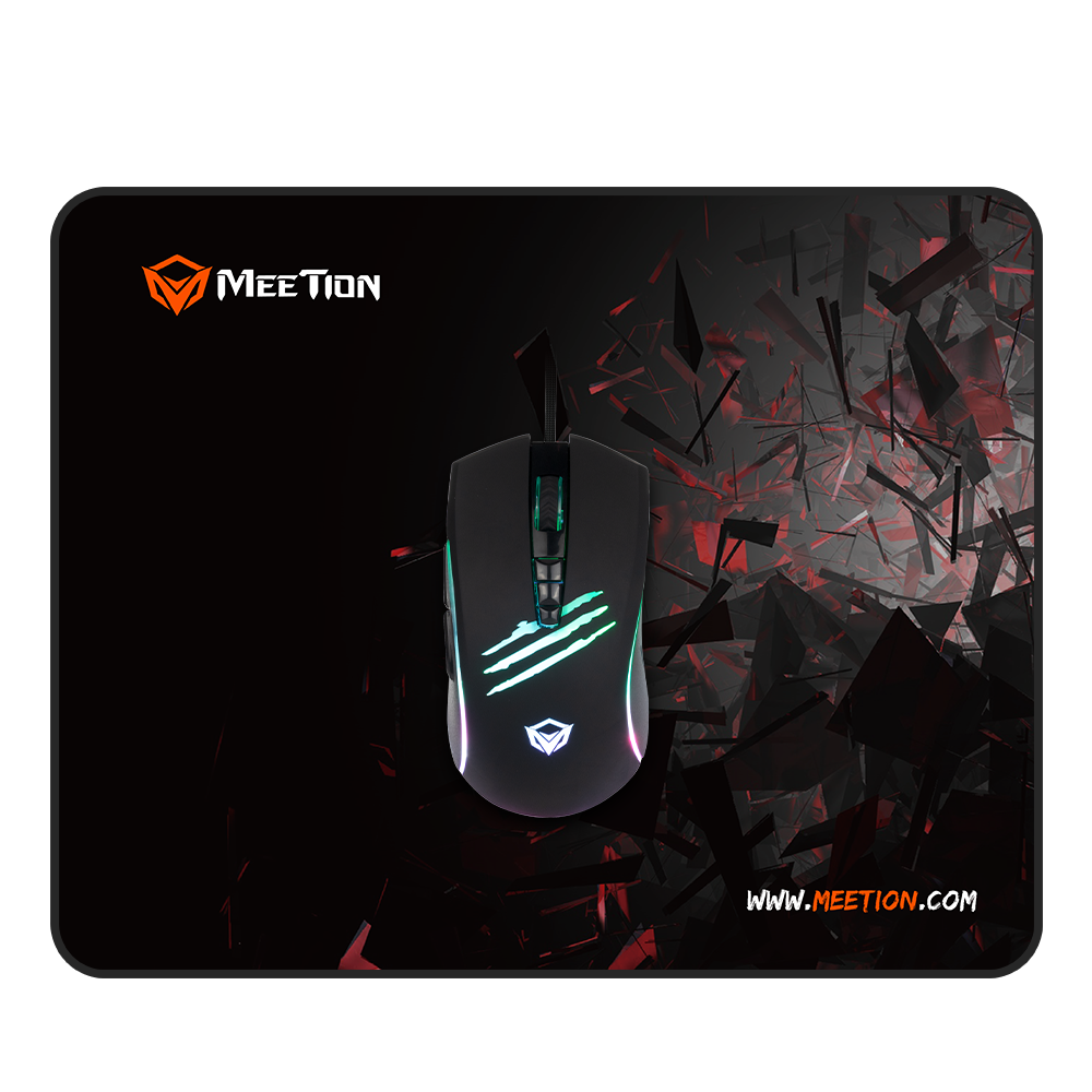 Meetion MT-C011 Σέτ Ενσύρματο Ποντίκι και Mouse Pad Meetion