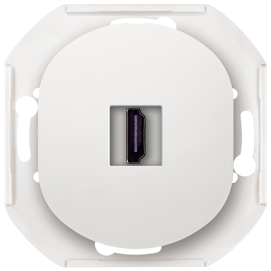 EON E6163.0 HDMI/HDMI socket Keystone without cover frame white Eon
