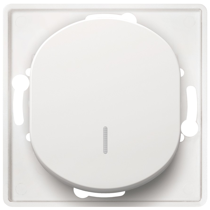 EON E625.0 Single-pole switch with indication without cover frame white Eon