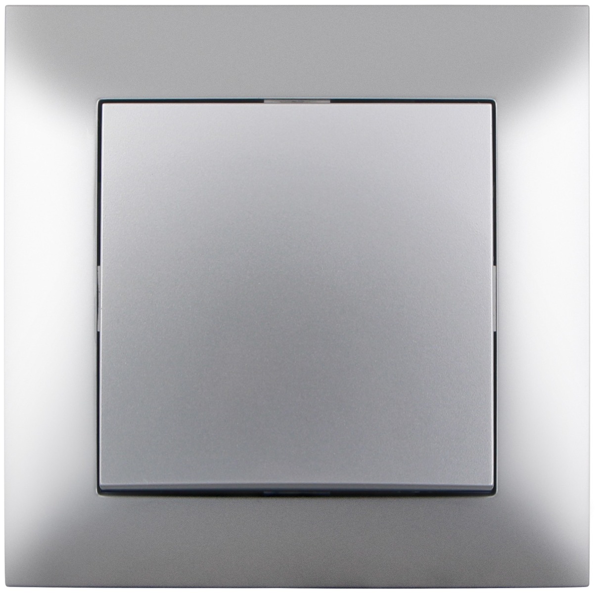 Entac 101 Arnold Recessed wall switch single-pole Silver Entac