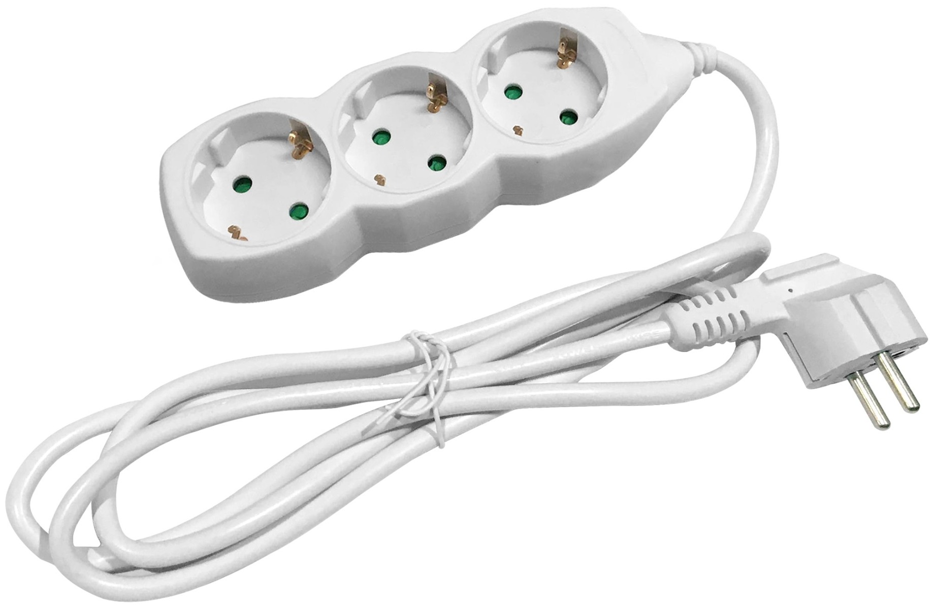 Entac Πολύπριζο 3 Θέσεων Χωρίς Διακόπτη 3x1.5mm 3m Entac