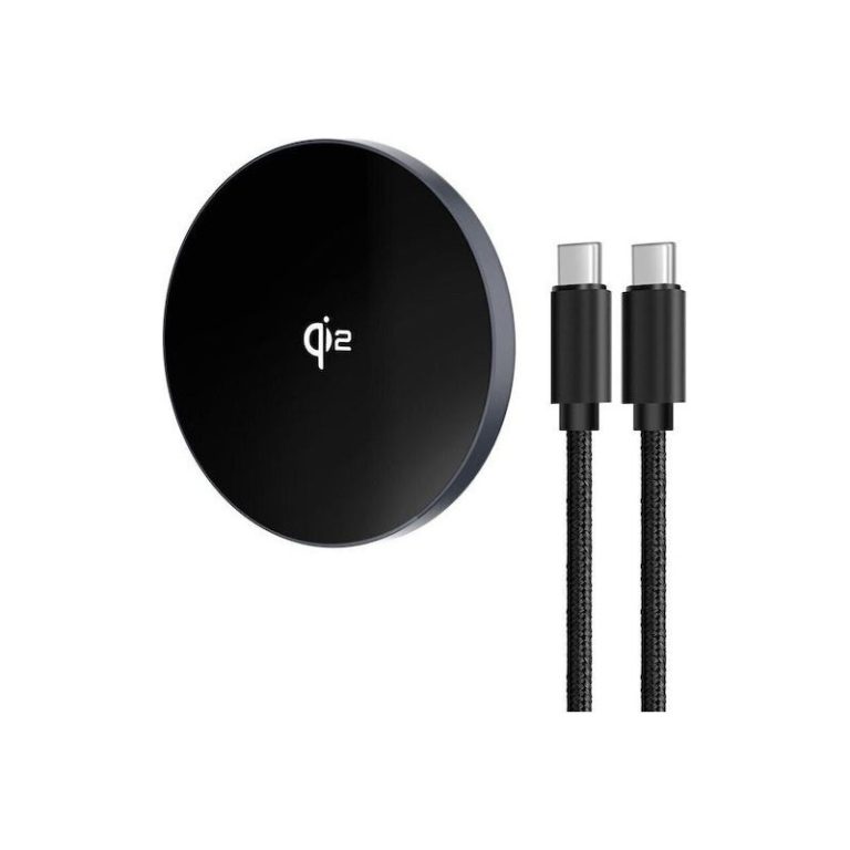 Forcell Ασύρματος Φορτιστής Qi2 15W Power Delivery Ασημί (F-ENERGY Smart Charge)