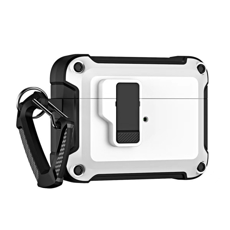 Hurtel Case Θήκη με Γάντζο σε Λευκό χρώμα για Apple AirPods 4 - HURTEL