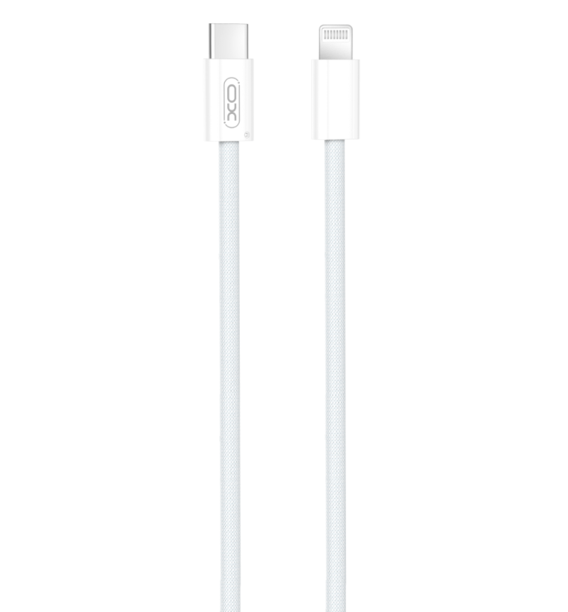 XO NB-Q260A Καλώδιο Φόρτισης & Δεδομένων Lightning σε Type-C 27W Πλεκτό 1m XO