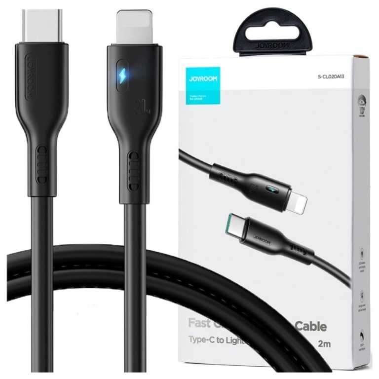 Joyroom S-CL020A13 USB-C to Lightning Cable 20W Μαύρο 2m