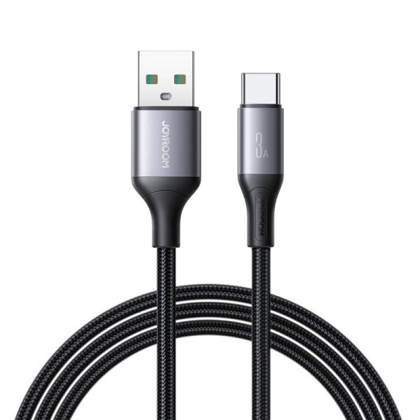 Joyroom Series USB 2.0 Cable USB-C male - USB-A / USB-C 30W PD Μαύρο 2m - Joyroom