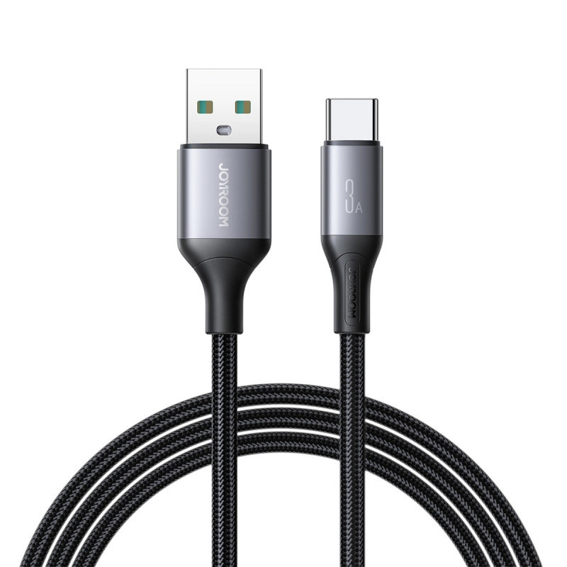 Joyroom Series USB 2.0 Cable USB-C male - USB-A / USB-C 30W PD Μαύρο 2m Joyroom Series USB 2.0 Cable USB-C male - USB-A / USB-C 30W PD Μαύρο 2m - Joyroom