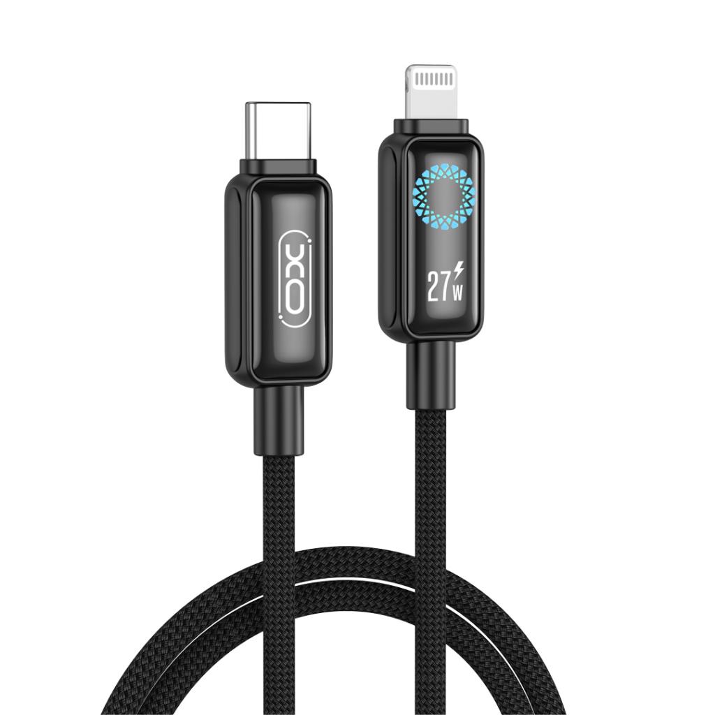 XO NB-Q312C Καλώδιο Φόρτισης & Δεδομένων Type-C σε Lightning 27W 1m XO