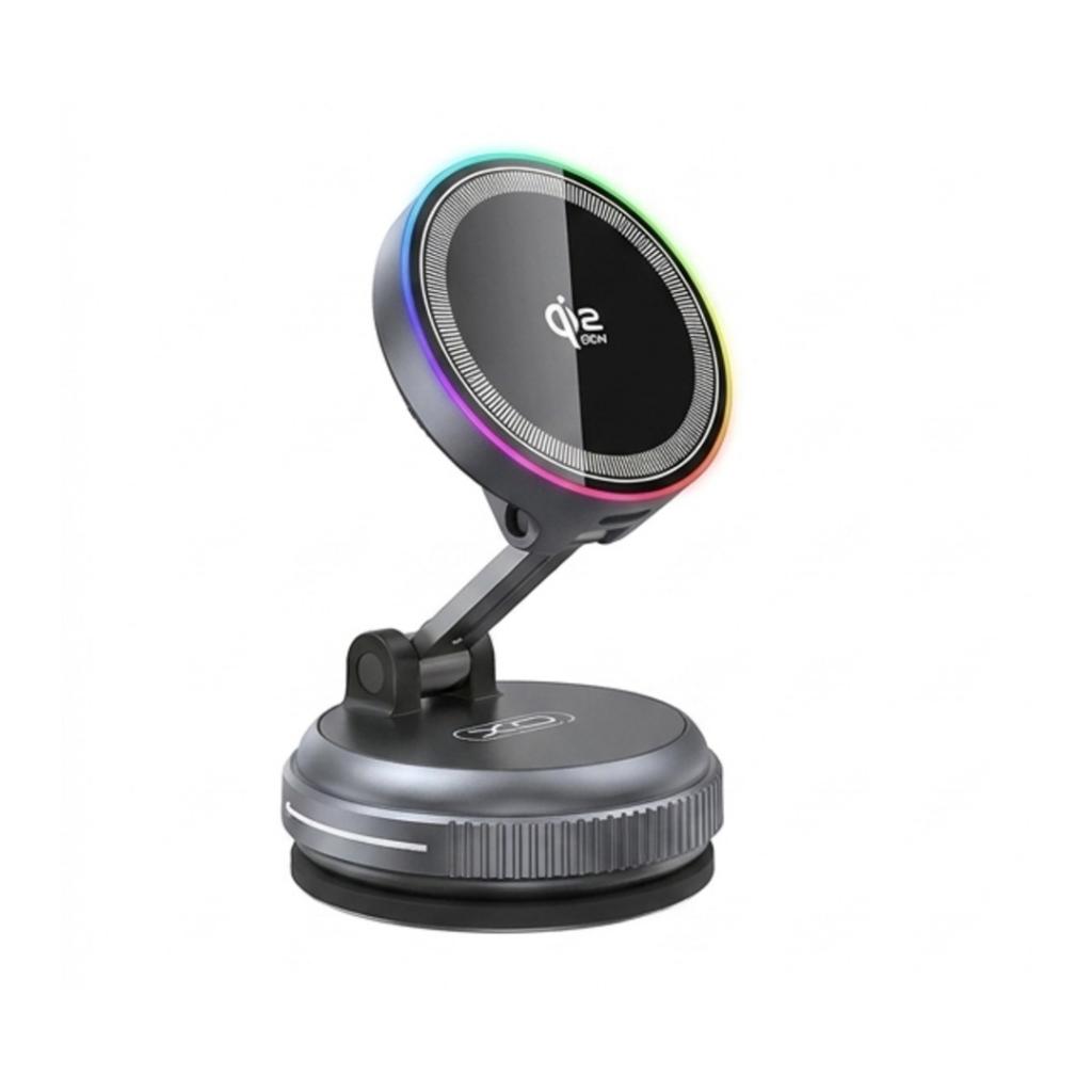 XO CX046 Ασύρματος Φορτιστής 25W με Βεντούζα και RGB Φωτισμό XO