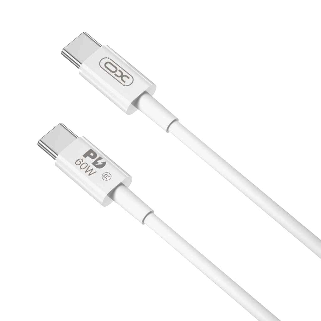 XO NB-Q190A 60W Καλώδιο Φόρτισης + Data Type-C σε Type-C 1m XO