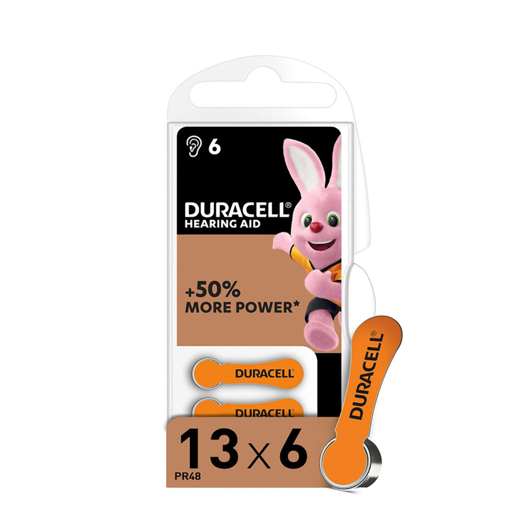 Duracell Activair Βαρηκοΐας DA13 (6τμχ) Duracel