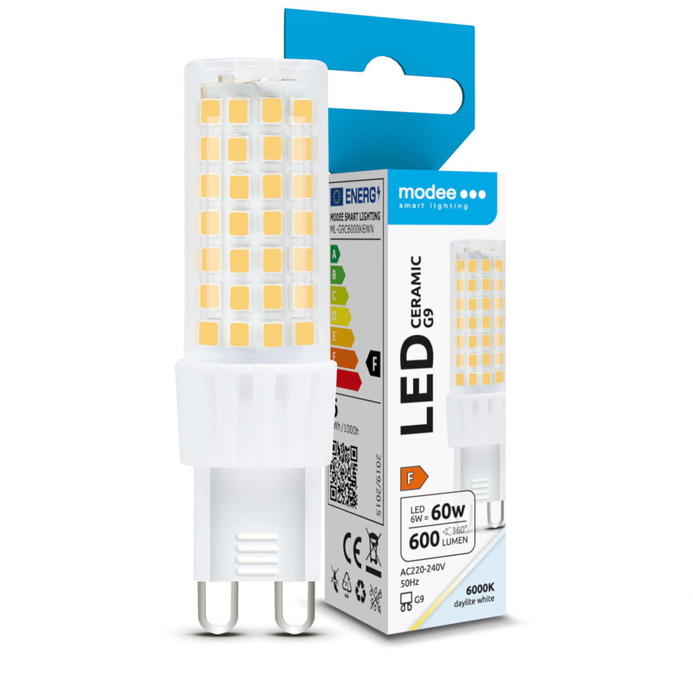 Modee Lighting Λάμπα LED Izzo G9 Ceramic 6W 6000K 600lm ERP Modee Lighting