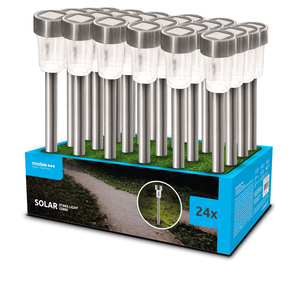 Modee Lighting LED Ηλιακό Φωτιστικό Κήπου GS003 31cm Modee Lighting