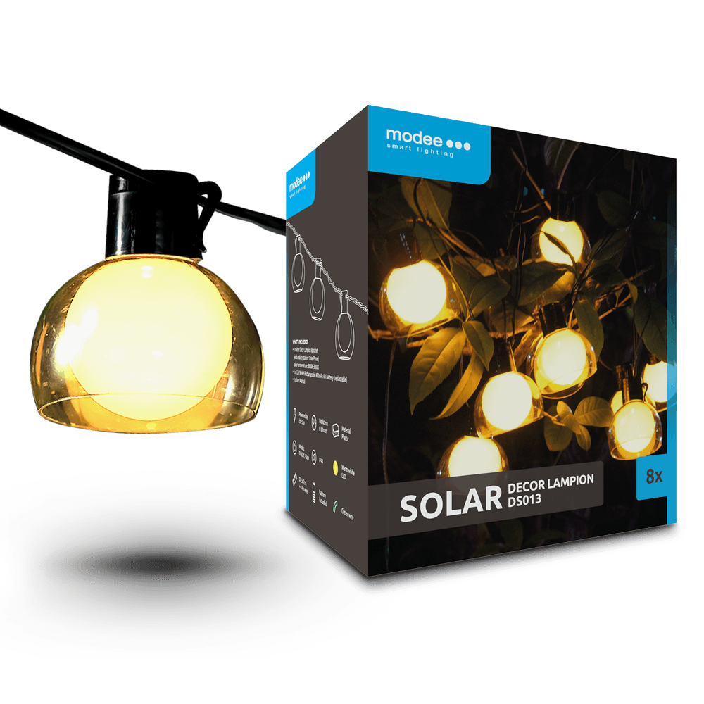 Modee Lighting LED Ηλιακή Γιρλάντα 8db 4