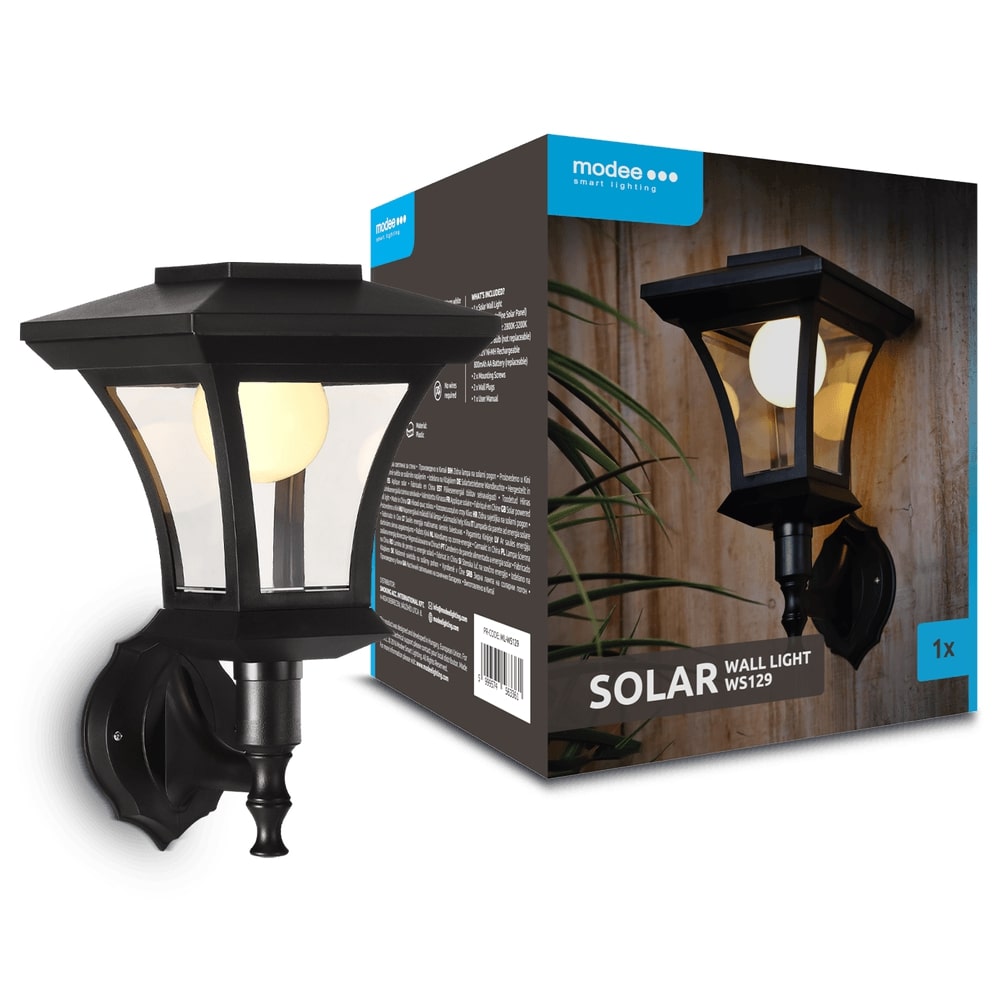 Modee Lighting LED Ηλιακό Φωτιστικό Τοίχου (15 lumen) Modee Lighting