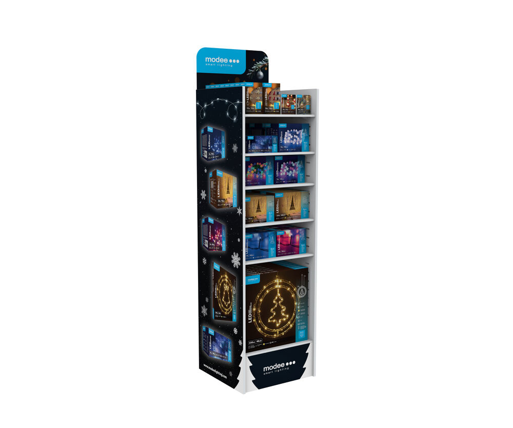 MODEE Stand Προβολής για Χριστουγεννιάτικα Φωτάκια LED (140x39x39cm) Άδειο Modee Lighting