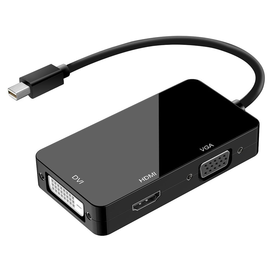 ATC Μετατροπέας MINI DP Αρσ. Σε HDMI/VGA/DVI Μαύρο Atc