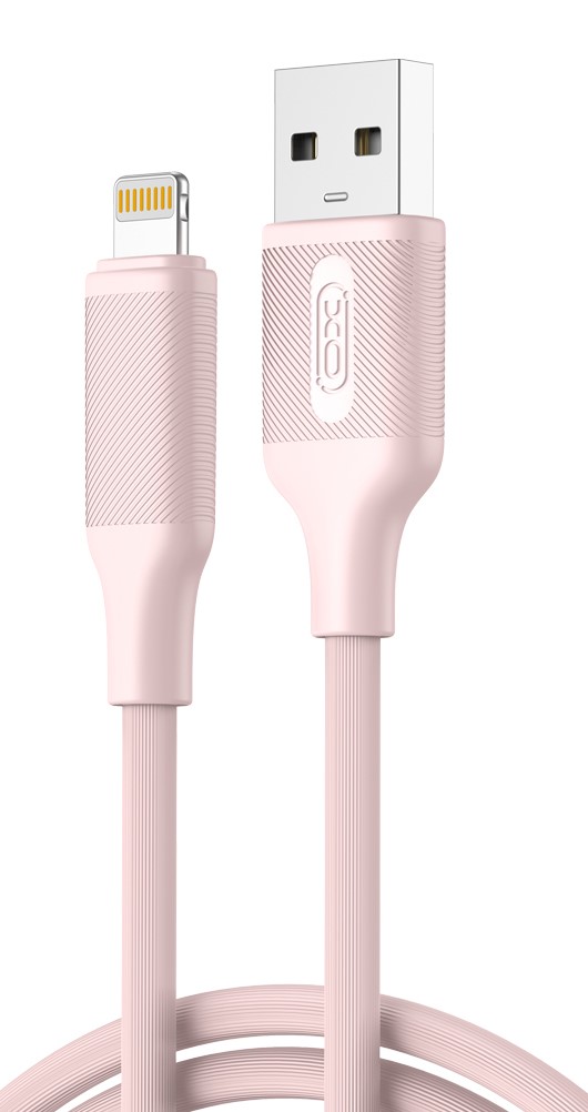 XO NB265 Μινιμαλιστικό Καλώδιο Lightning Ροζ XO