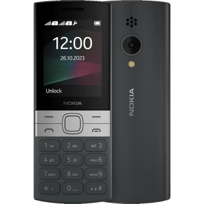 Nokia 150 Dual SIM Κινητό (Ελληνικό Μενού) Black - Nokia