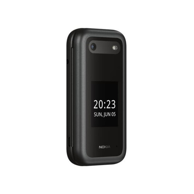 Nokia 2660 Flip Dual SIM Κινητό με Κουμπιά (Ελληνικό Menu) Μαύρο - Nokia