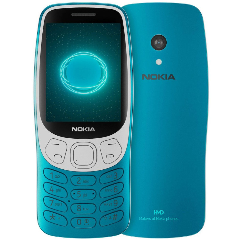 Nokia 3210 Dual SIM Κινητό με Κουμπιά Scuba Blue - Nokia