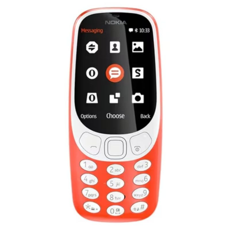 Nokia 3310 Dual SIM (16MB) Κινητό με Κουμπιά (Ελληνικό Μενού) Red - Nokia