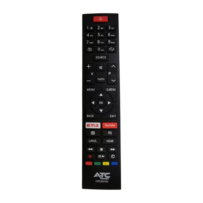 ATC Τηλεχειριστήριο για Telefunken Vestel & Beko OLED/LED TVs CRC-2510V Atc