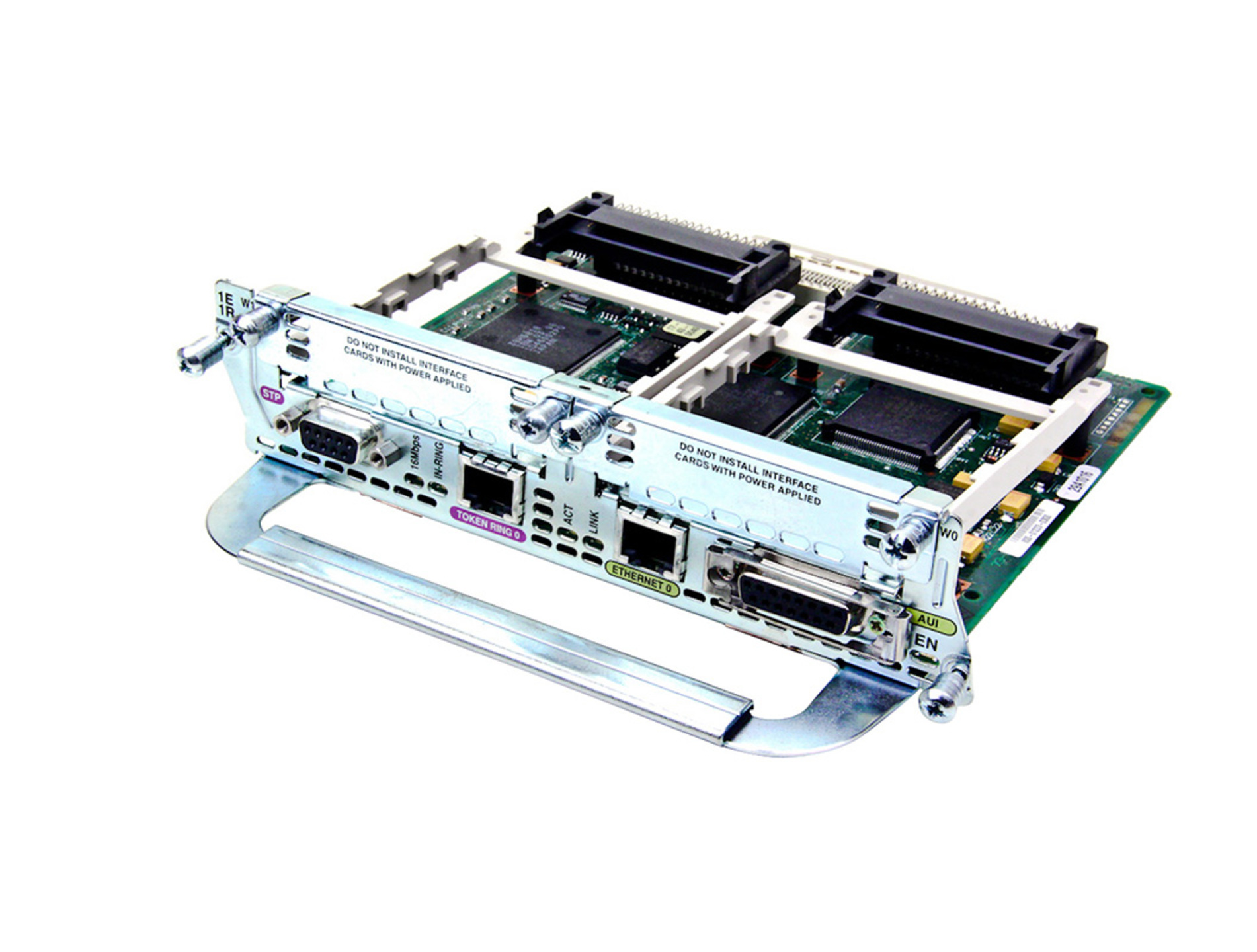 1-PORT ETH 1-PORT TOKEN RING 2x WAN CARD SLOT NET.MOD. - Repairland