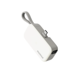 1-Power Mini 3-in-1 Power Bank 5000mAh USB-C White Momax