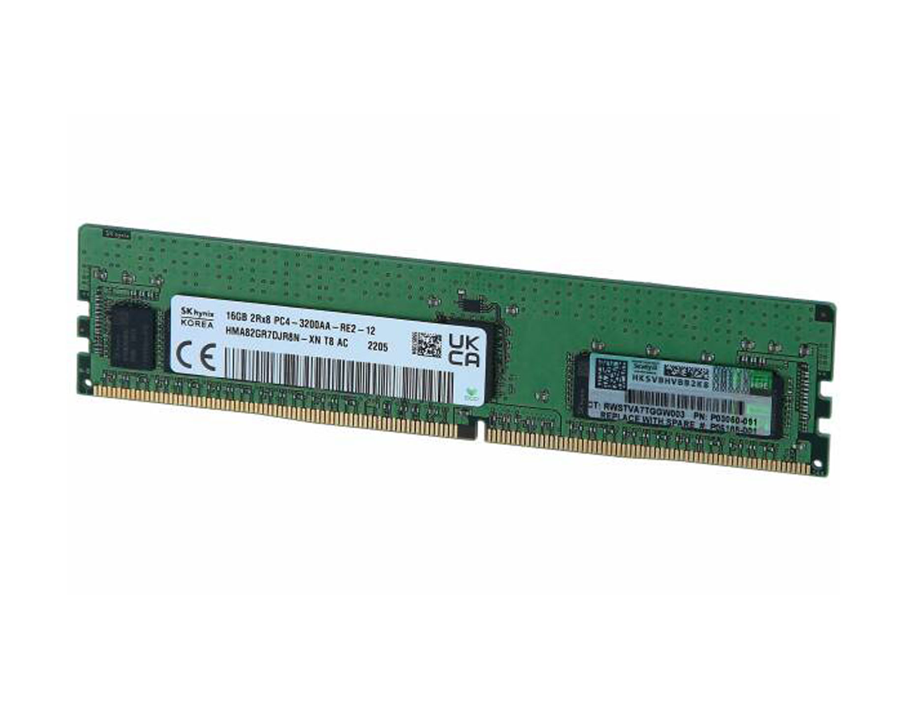 16GB HP 2Rx8 PC4-23400Y-R DDR4-2933MHz ECC RDIMM 1.2V - Repairland