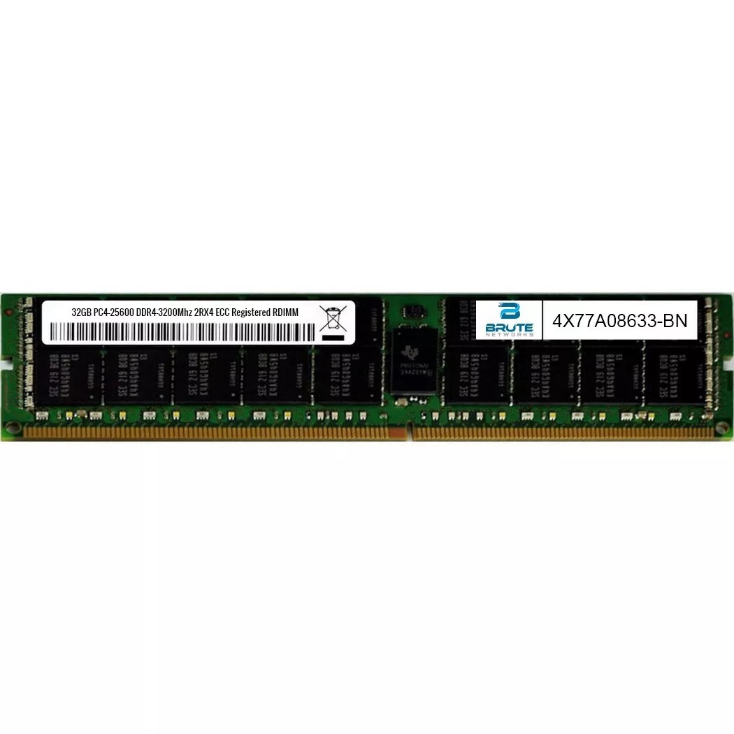 32GB LENOVO PC4-320MHz0 DDR4-3200MHz TruDDR4 2Rx4 1.2V RDIMM BULK NEW - Repairland