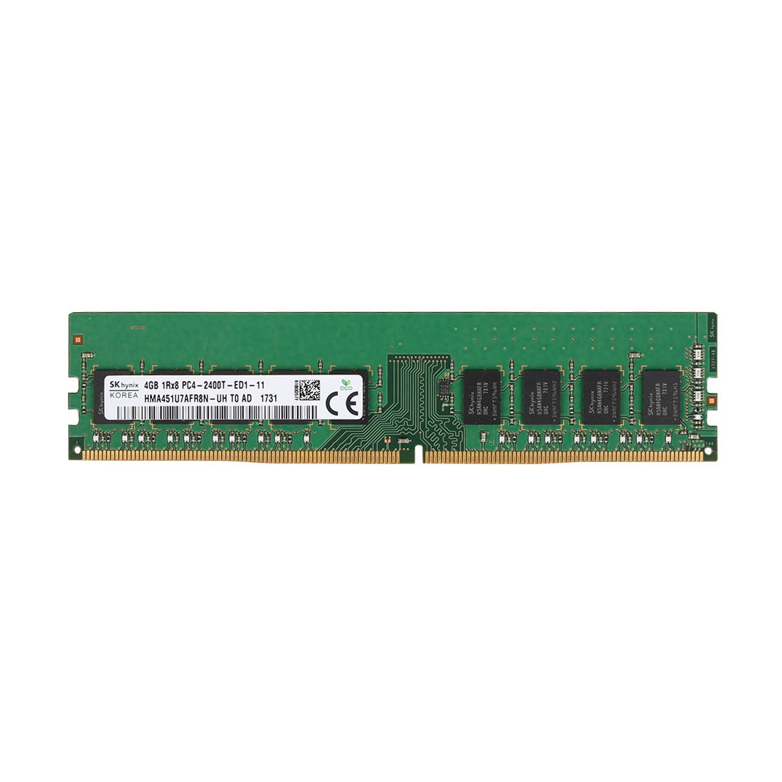 4GB HYNIX PC4-19200T DDR4-2400T 1Rx8 CL9 ECC UDIMM 1.2V - Repairland
