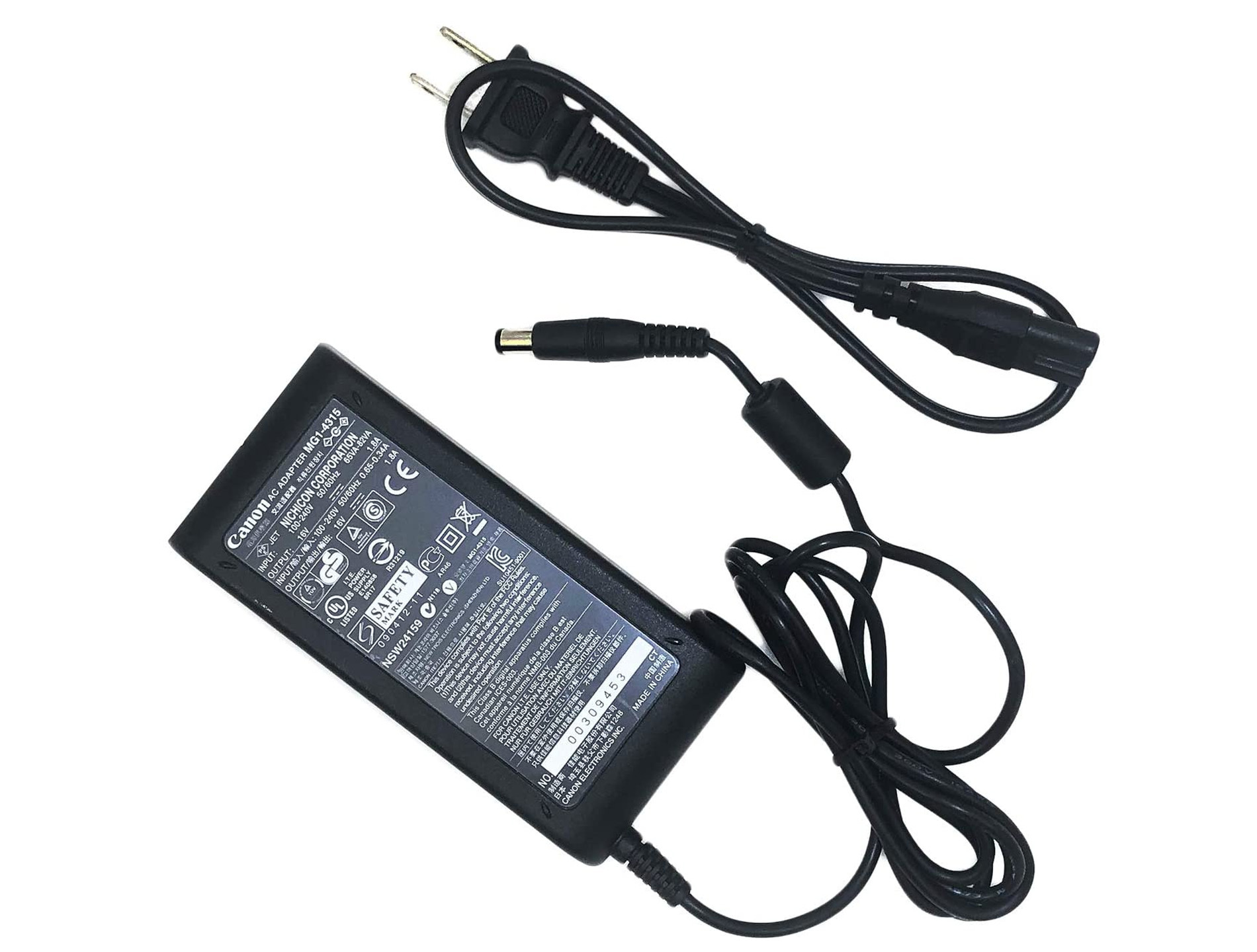AC ADAPTER FOR CANON DR-2010M 16V/1.8A (6.5*4.4) - Repairland