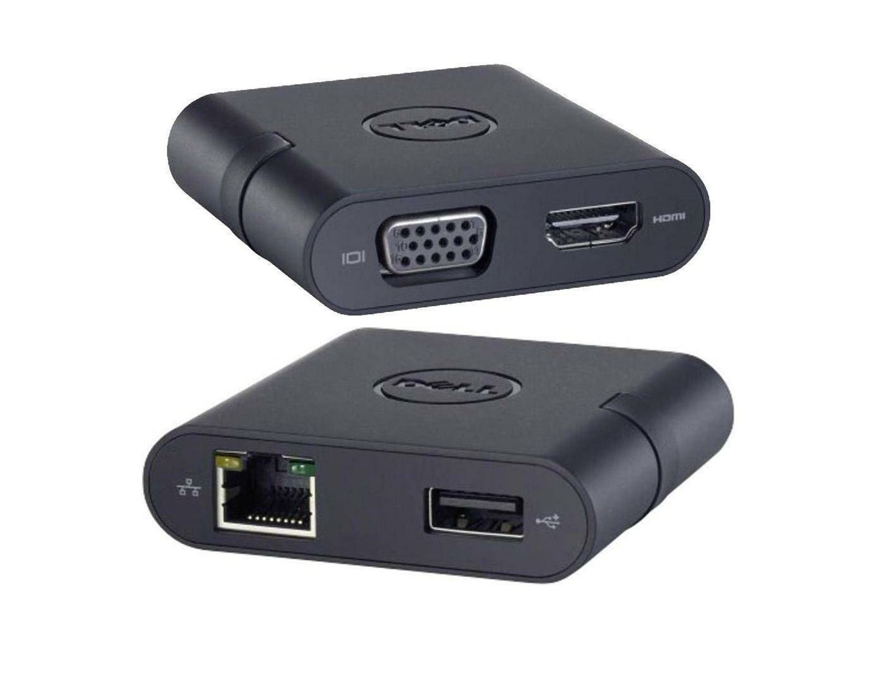 ADAPTER DELL USB-C TO HDMI/VGA/USB3/ RJ45 NEW - Repairland