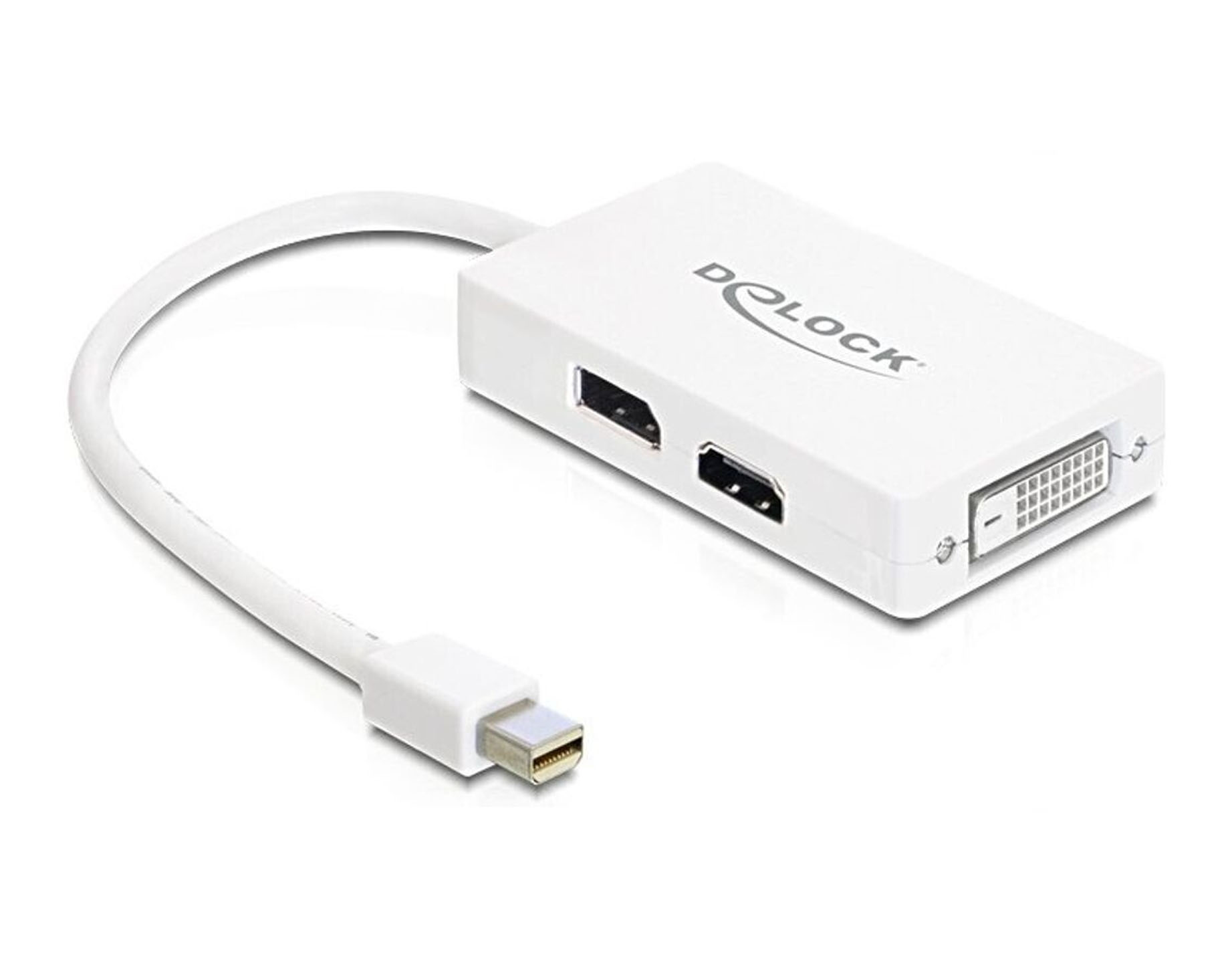 ADAPTER MINI DISPLAYPORT TO VGA/HDMI/DVI NEW - Repairland