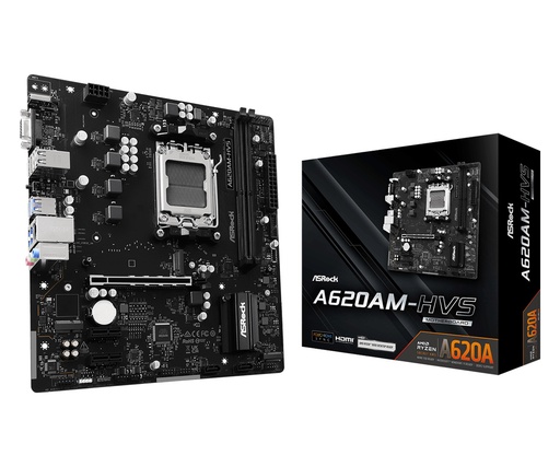 ASRock A620AM-HVS Motherboard Micro ATX με AMD AM5 Socket Asrock